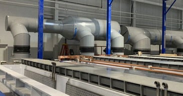 pvc hood inside building