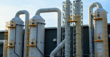 scrubber system outdoors