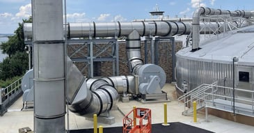 sst ductwork outside building