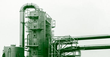 wet scrubber system in duotone colors