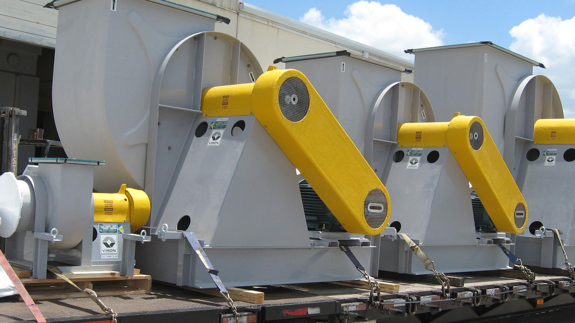 viron fans on truck bed