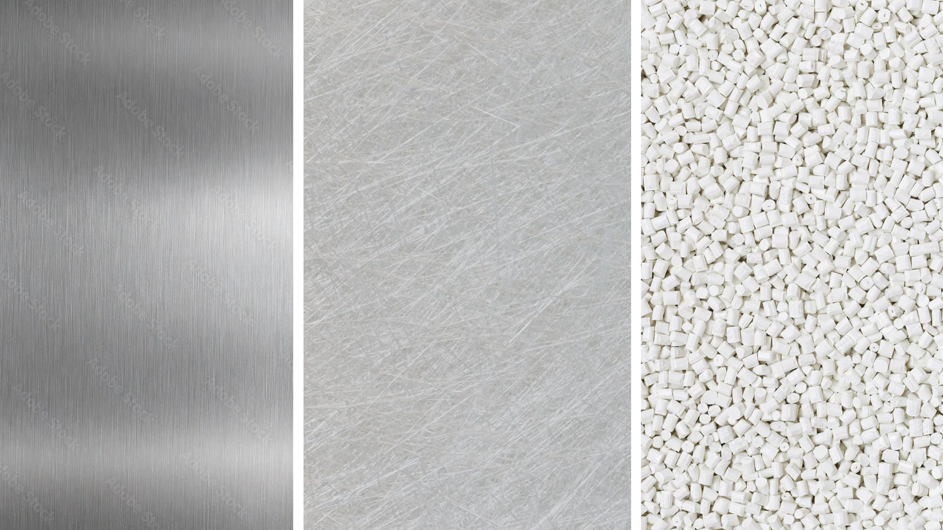 stainless steel, frp and pvc