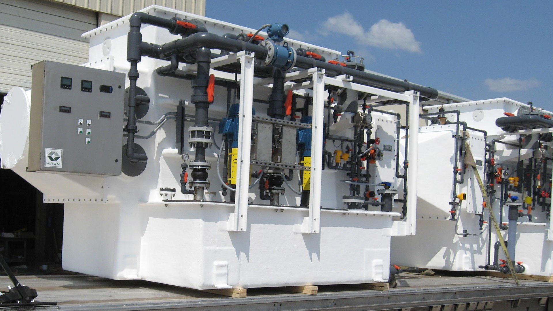 viron tank on truck bed