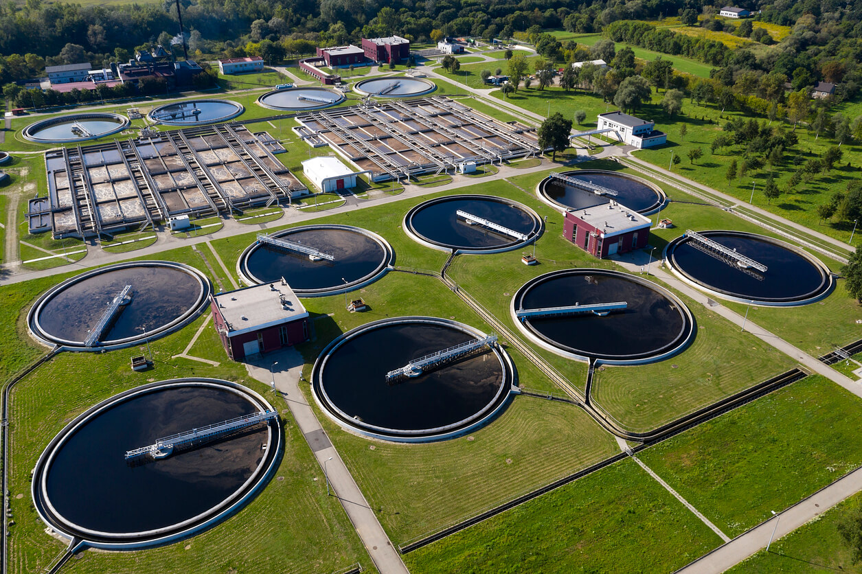 waste water treatment plant