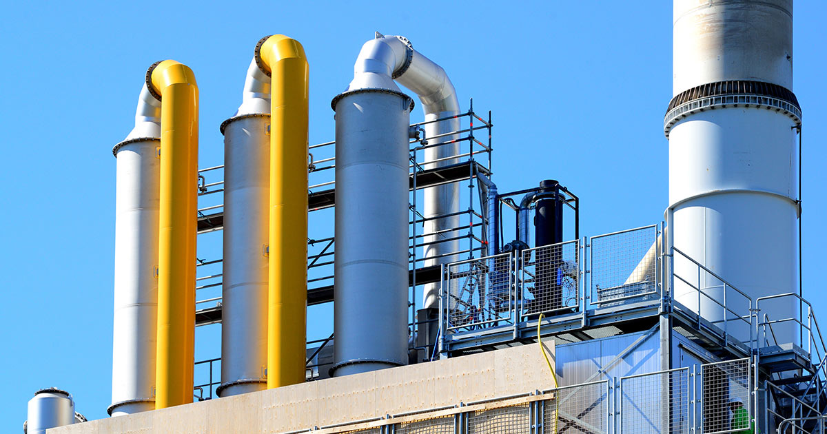 industrial scrubber plant